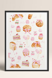 HOMEPACK Ahşap Çerçeveli Tablo Çerçeveli Poster Sanatsal Modern Duvar Dekoru TK-1026