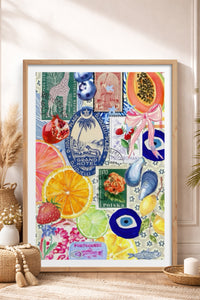 HOMEPACK Ahşap Çerçeveli Tablo Çerçeveli Poster Sanatsal Modern Duvar Dekoru TK-1030