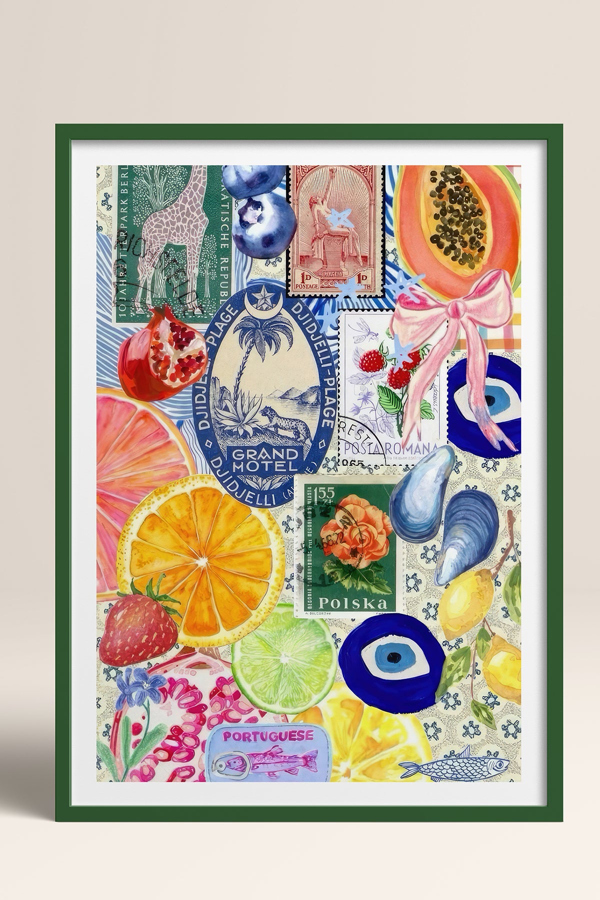 HOMEPACK Ahşap Çerçeveli Tablo Çerçeveli Poster Sanatsal Modern Duvar Dekoru TK-1030