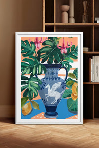 HOMEPACK Ahşap Çerçeveli Tablo Çerçeveli Poster Sanatsal Modern Duvar Dekoru TK-1031