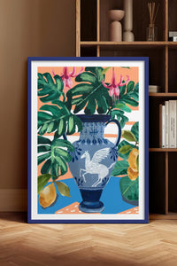 HOMEPACK Ahşap Çerçeveli Tablo Çerçeveli Poster Sanatsal Modern Duvar Dekoru TK-1031