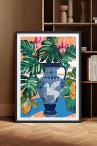 HOMEPACK Ahşap Çerçeveli Tablo Çerçeveli Poster Sanatsal Modern Duvar Dekoru TK-1031