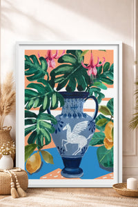 HOMEPACK Ahşap Çerçeveli Tablo Çerçeveli Poster Sanatsal Modern Duvar Dekoru TK-1031