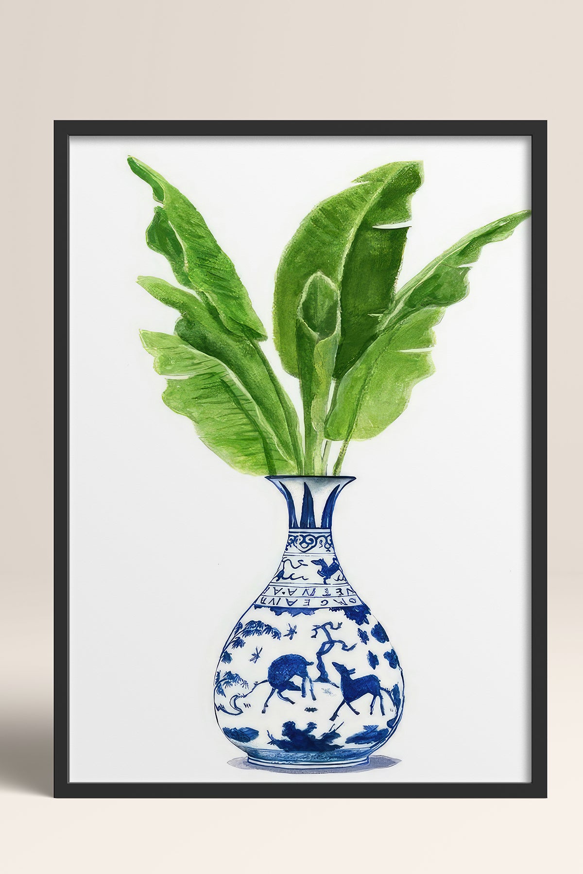 HOMEPACK Ahşap Çerçeveli Tablo Çerçeveli Poster Sanatsal Modern Duvar Dekoru TK-1032