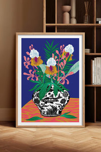 HOMEPACK Ahşap Çerçeveli Tablo Çerçeveli Poster Sanatsal Modern Duvar Dekoru TK-1034