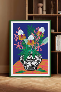 HOMEPACK Ahşap Çerçeveli Tablo Çerçeveli Poster Sanatsal Modern Duvar Dekoru TK-1034