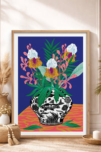 HOMEPACK Ahşap Çerçeveli Tablo Çerçeveli Poster Sanatsal Modern Duvar Dekoru TK-1034