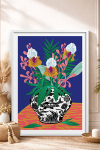 HOMEPACK Ahşap Çerçeveli Tablo Çerçeveli Poster Sanatsal Modern Duvar Dekoru TK-1034