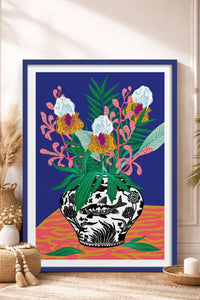 HOMEPACK Ahşap Çerçeveli Tablo Çerçeveli Poster Sanatsal Modern Duvar Dekoru TK-1034