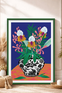 HOMEPACK Ahşap Çerçeveli Tablo Çerçeveli Poster Sanatsal Modern Duvar Dekoru TK-1034