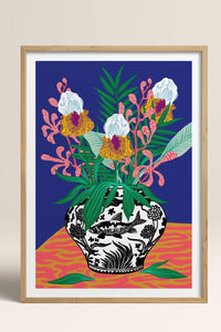 HOMEPACK Ahşap Çerçeveli Tablo Çerçeveli Poster Sanatsal Modern Duvar Dekoru TK-1034