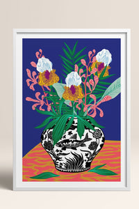 HOMEPACK Ahşap Çerçeveli Tablo Çerçeveli Poster Sanatsal Modern Duvar Dekoru TK-1034