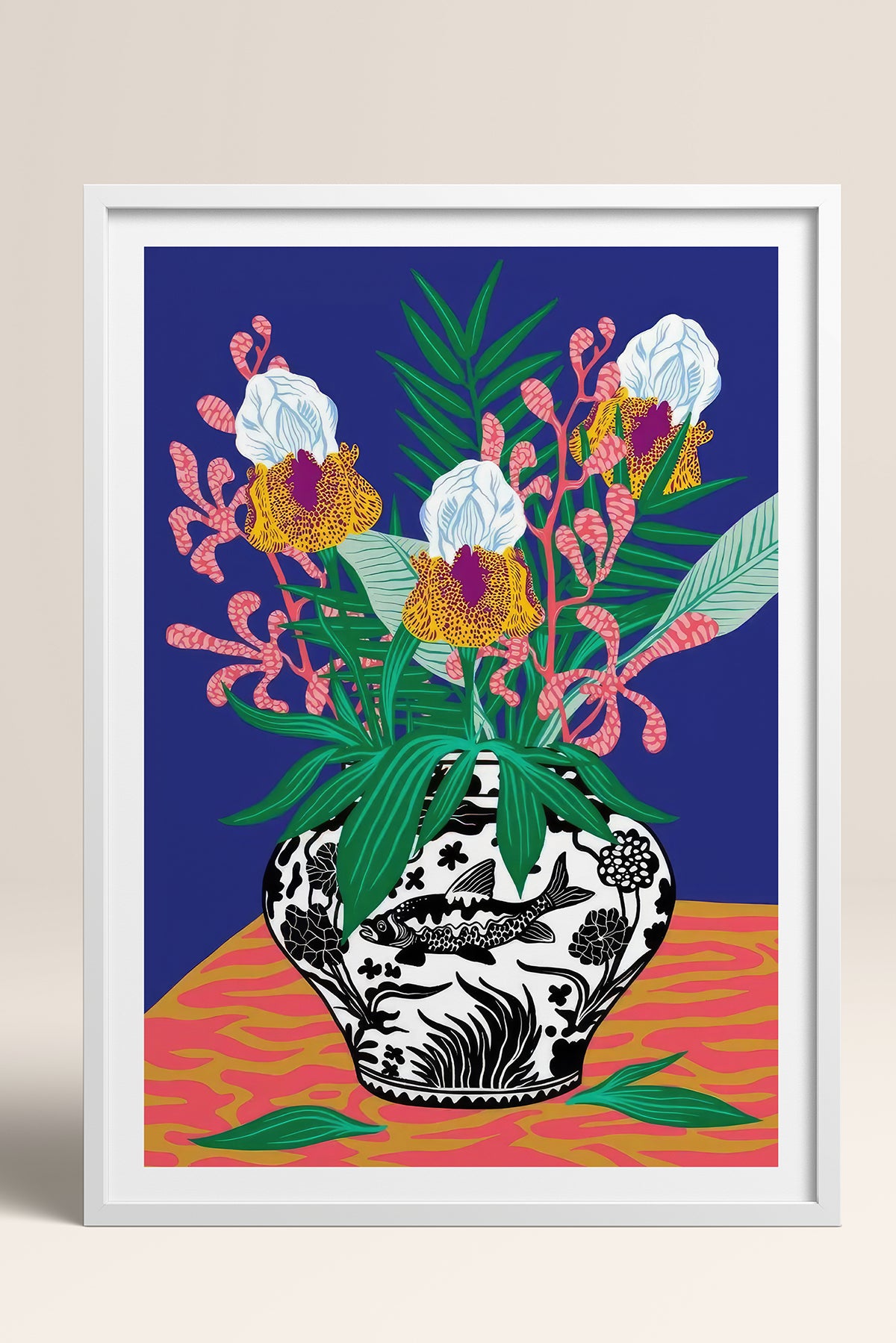 HOMEPACK Ahşap Çerçeveli Tablo Çerçeveli Poster Sanatsal Modern Duvar Dekoru TK-1034