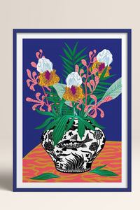 HOMEPACK Ahşap Çerçeveli Tablo Çerçeveli Poster Sanatsal Modern Duvar Dekoru TK-1034
