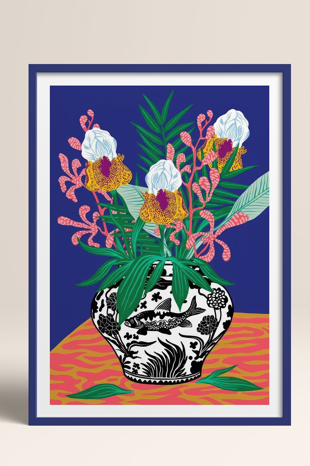 HOMEPACK Ahşap Çerçeveli Tablo Çerçeveli Poster Sanatsal Modern Duvar Dekoru TK-1034