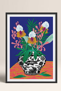 HOMEPACK Ahşap Çerçeveli Tablo Çerçeveli Poster Sanatsal Modern Duvar Dekoru TK-1034