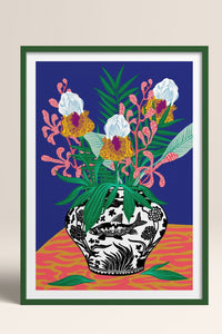 HOMEPACK Ahşap Çerçeveli Tablo Çerçeveli Poster Sanatsal Modern Duvar Dekoru TK-1034
