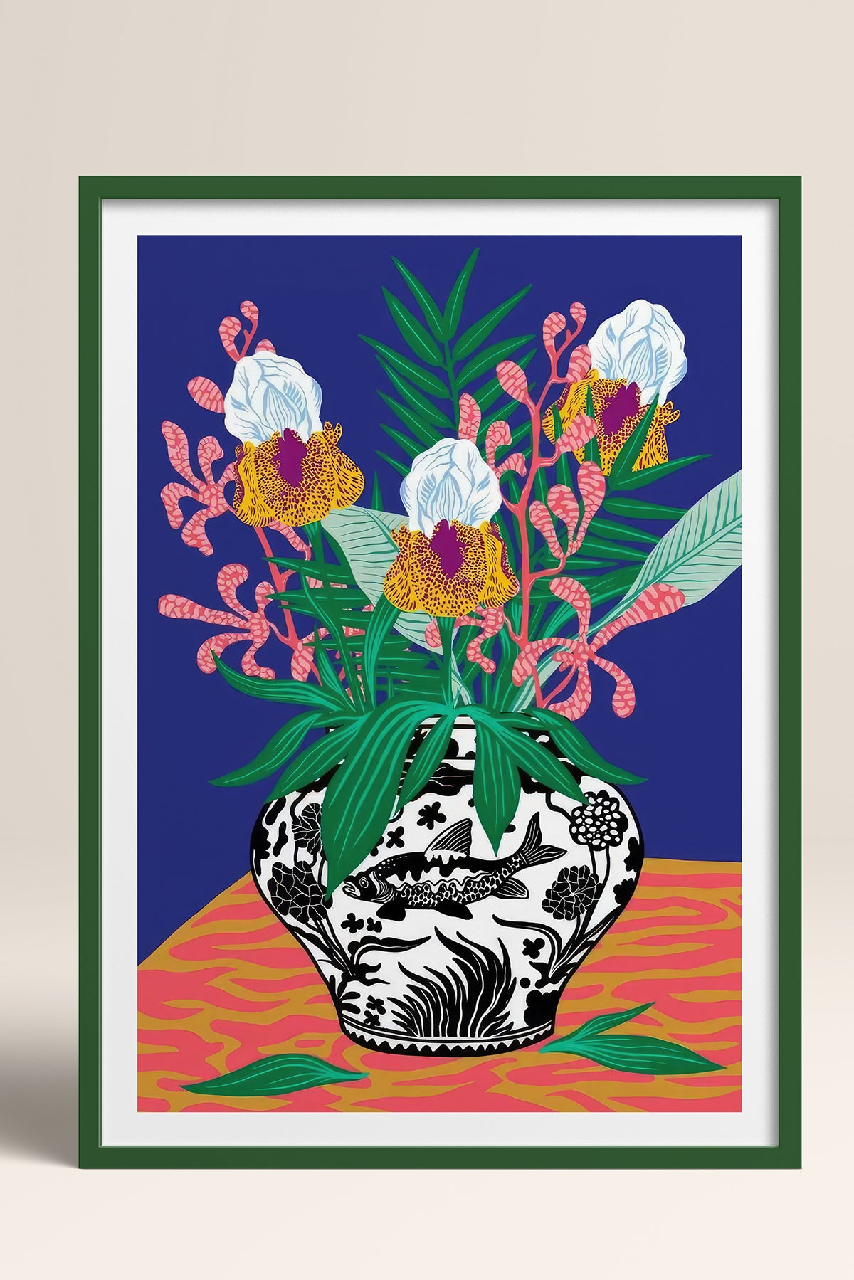 HOMEPACK Ahşap Çerçeveli Tablo Çerçeveli Poster Sanatsal Modern Duvar Dekoru TK-1034