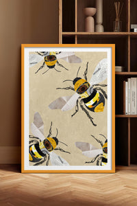 HOMEPACK Ahşap Çerçeveli Tablo Çerçeveli Poster Sanatsal Modern Duvar Dekoru TK-1038