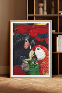 HOMEPACK Ahşap Çerçeveli Tablo Çerçeveli Poster Sanatsal Modern Duvar Dekoru TK-1039