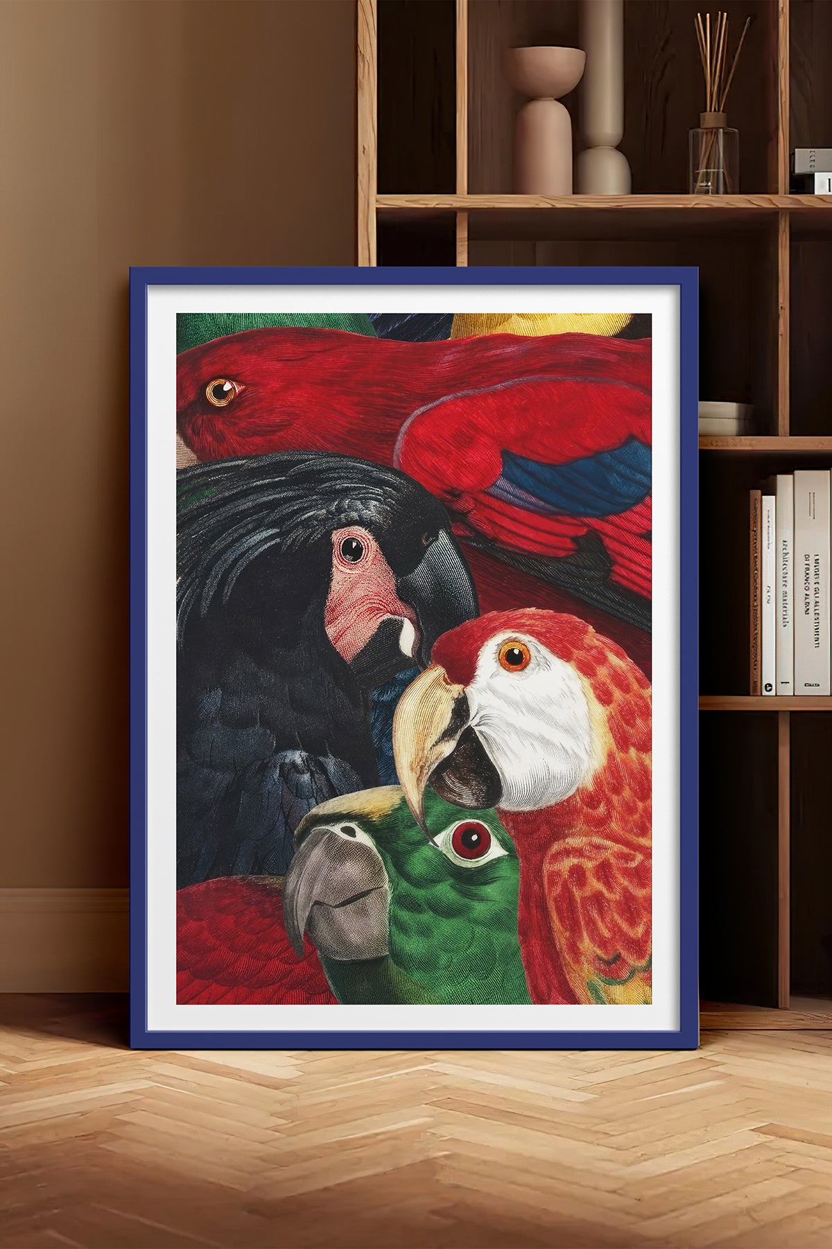 HOMEPACK Ahşap Çerçeveli Tablo Çerçeveli Poster Sanatsal Modern Duvar Dekoru TK-1039