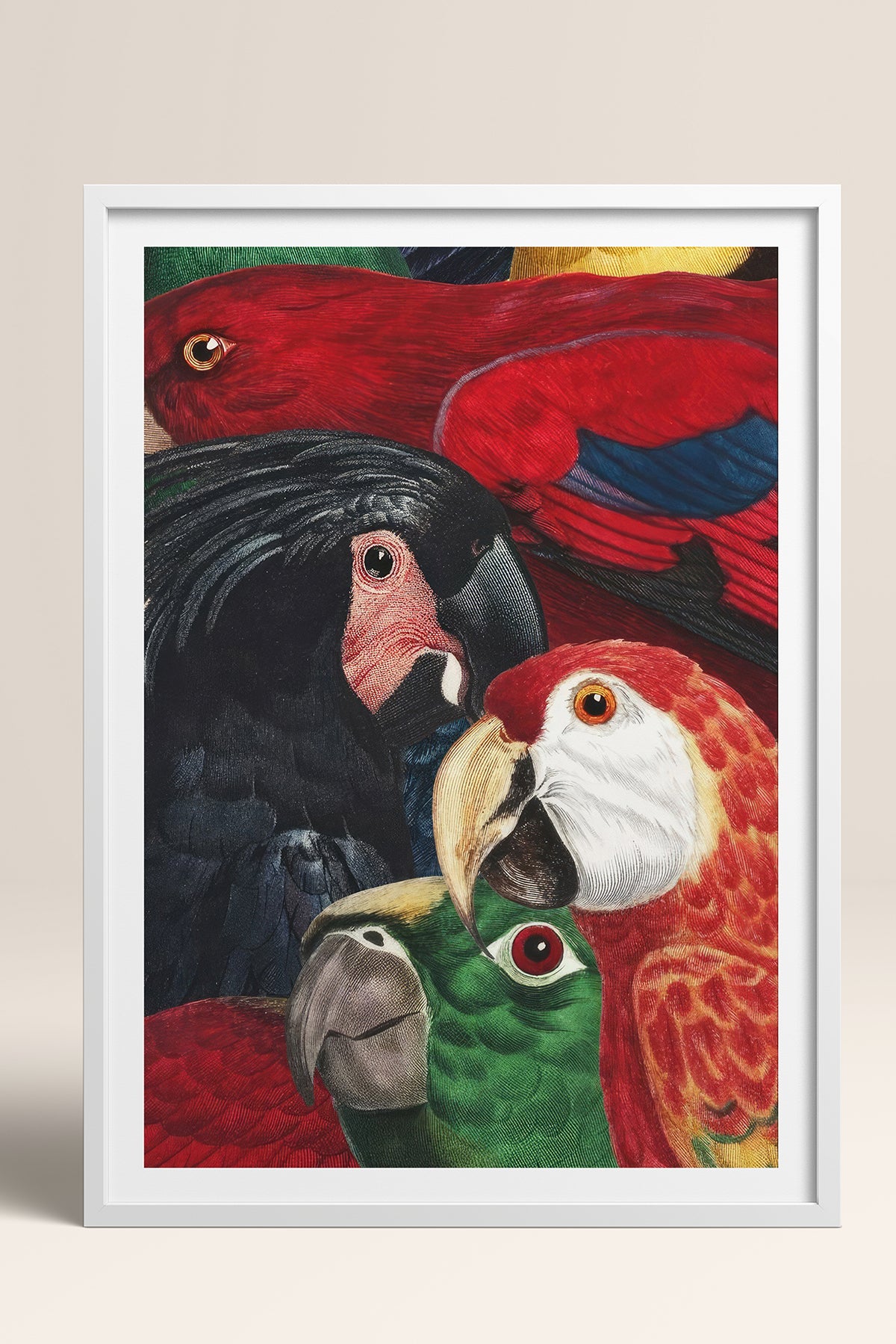 HOMEPACK Ahşap Çerçeveli Tablo Çerçeveli Poster Sanatsal Modern Duvar Dekoru TK-1039