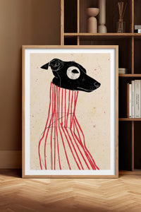HOMEPACK Ahşap Çerçeveli Tablo Çerçeveli Poster Sanatsal Modern Duvar Dekoru TK-1040
