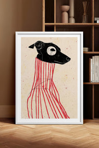 HOMEPACK Ahşap Çerçeveli Tablo Çerçeveli Poster Sanatsal Modern Duvar Dekoru TK-1040