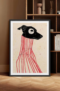 HOMEPACK Ahşap Çerçeveli Tablo Çerçeveli Poster Sanatsal Modern Duvar Dekoru TK-1040