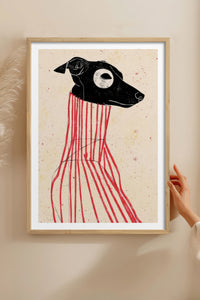 HOMEPACK Ahşap Çerçeveli Tablo Çerçeveli Poster Sanatsal Modern Duvar Dekoru TK-1040