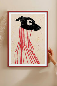 HOMEPACK Ahşap Çerçeveli Tablo Çerçeveli Poster Sanatsal Modern Duvar Dekoru TK-1040