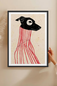 HOMEPACK Ahşap Çerçeveli Tablo Çerçeveli Poster Sanatsal Modern Duvar Dekoru TK-1040