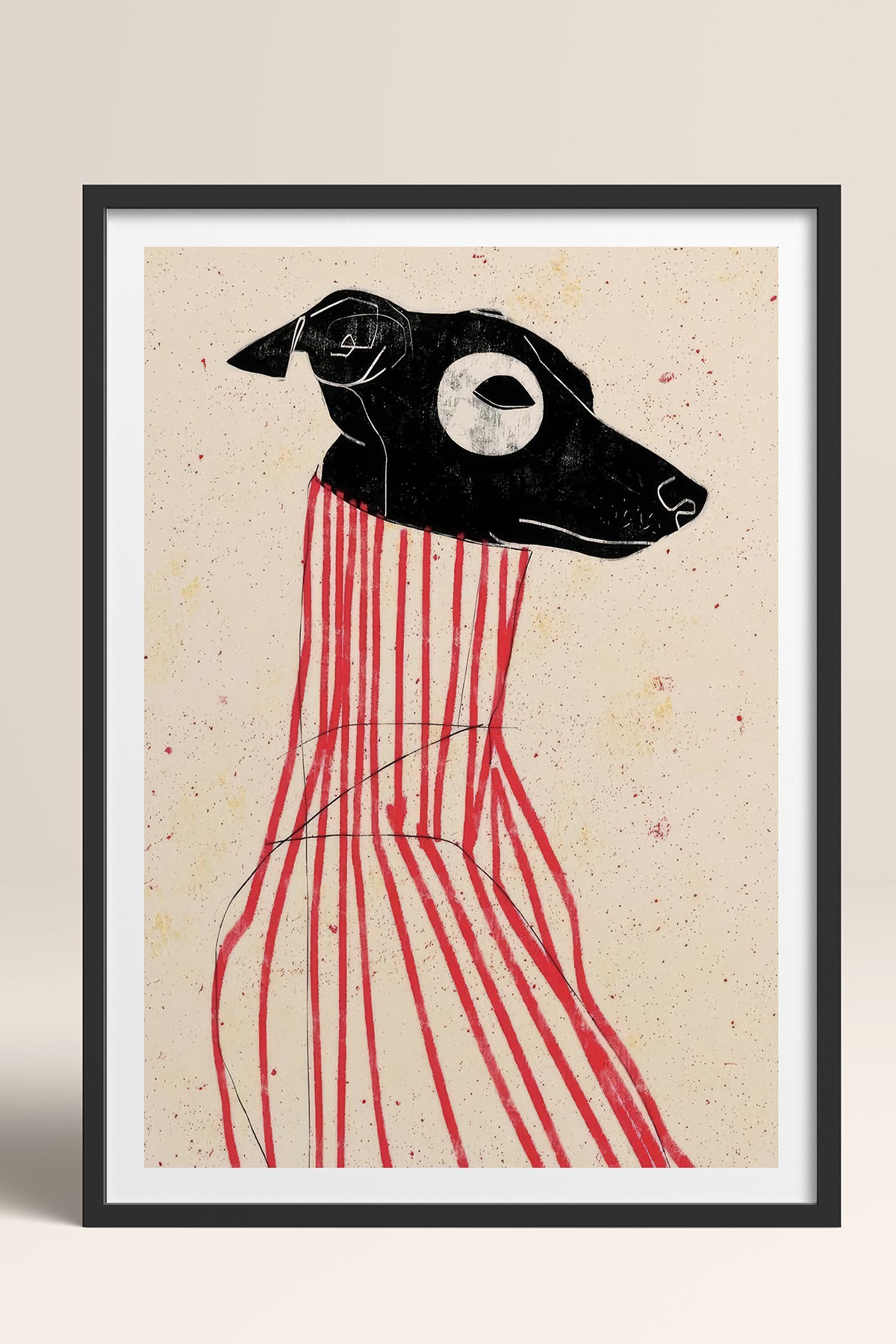 HOMEPACK Ahşap Çerçeveli Tablo Çerçeveli Poster Sanatsal Modern Duvar Dekoru TK-1040