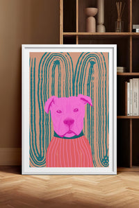 HOMEPACK Ahşap Çerçeveli Tablo Çerçeveli Poster Sanatsal Modern Duvar Dekoru TK-1041