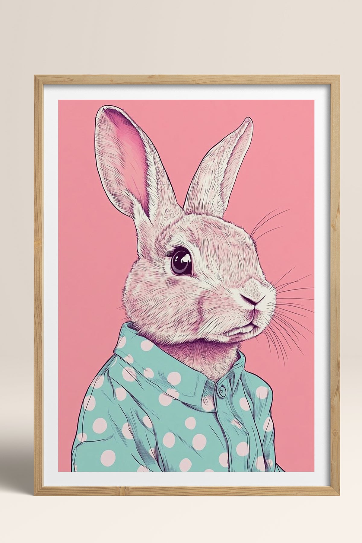 HOMEPACK Ahşap Çerçeveli Tablo Çerçeveli Poster Sanatsal Modern Duvar Dekoru TK-1043