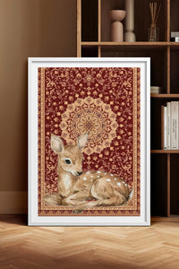 HOMEPACK Ahşap Çerçeveli Tablo Çerçeveli Poster Sanatsal Modern Duvar Dekoru TK-1047