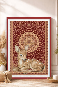 HOMEPACK Ahşap Çerçeveli Tablo Çerçeveli Poster Sanatsal Modern Duvar Dekoru TK-1047