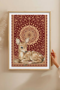 HOMEPACK Ahşap Çerçeveli Tablo Çerçeveli Poster Sanatsal Modern Duvar Dekoru TK-1047