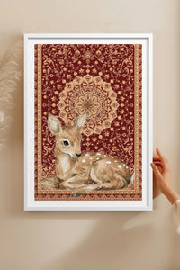 HOMEPACK Ahşap Çerçeveli Tablo Çerçeveli Poster Sanatsal Modern Duvar Dekoru TK-1047