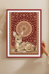 HOMEPACK Ahşap Çerçeveli Tablo Çerçeveli Poster Sanatsal Modern Duvar Dekoru TK-1047