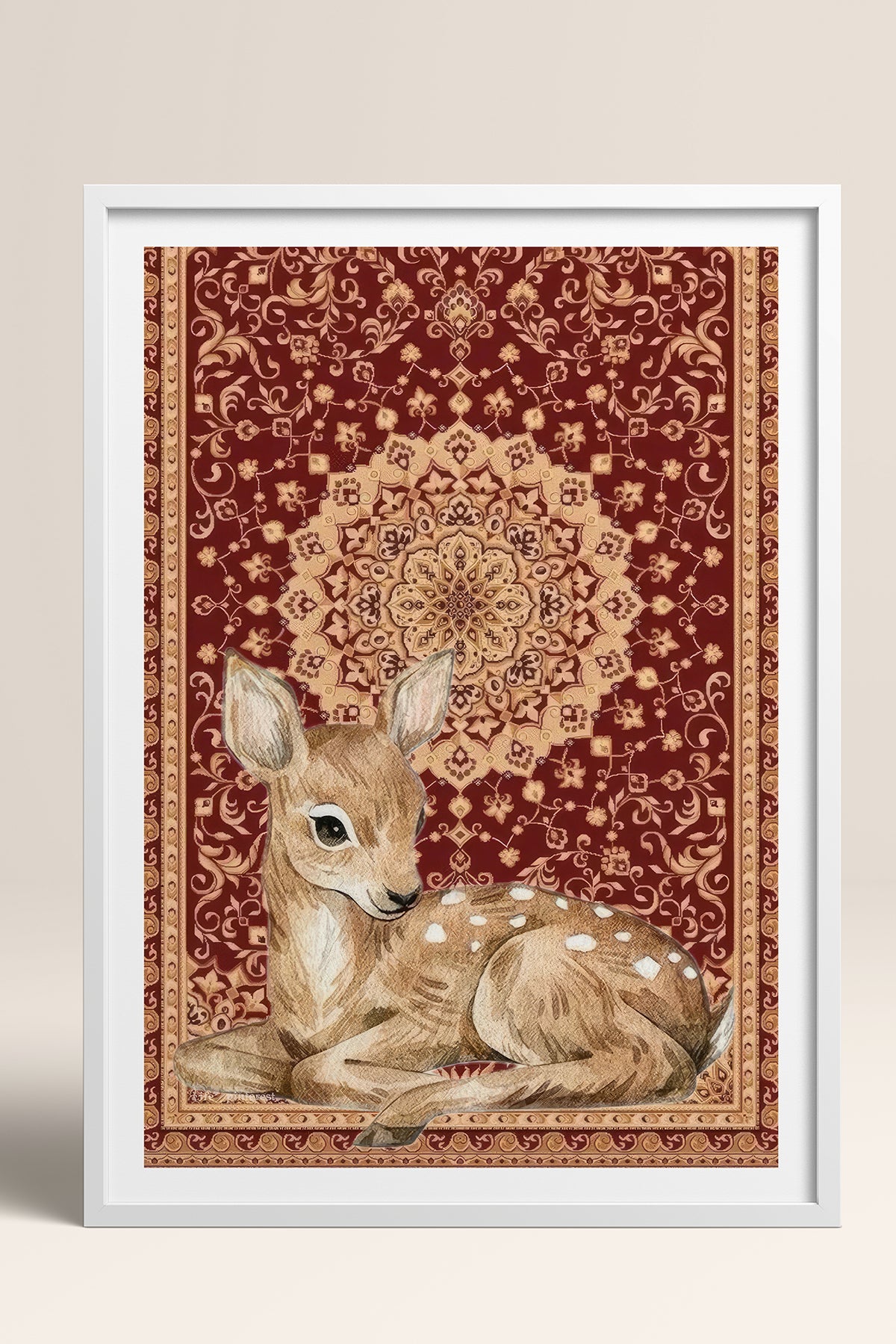 HOMEPACK Ahşap Çerçeveli Tablo Çerçeveli Poster Sanatsal Modern Duvar Dekoru TK-1047
