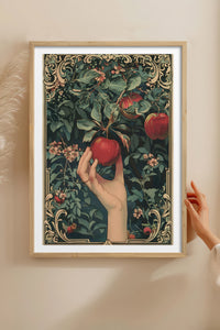 HOMEPACK Ahşap Çerçeveli Tablo Çerçeveli Poster Sanatsal Modern Duvar Dekoru TK-1048