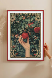 HOMEPACK Ahşap Çerçeveli Tablo Çerçeveli Poster Sanatsal Modern Duvar Dekoru TK-1048