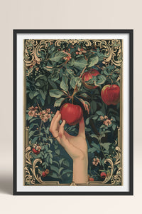 HOMEPACK Ahşap Çerçeveli Tablo Çerçeveli Poster Sanatsal Modern Duvar Dekoru TK-1048