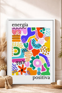 HOMEPACK Ahşap Çerçeveli Tablo Çerçeveli Poster Sanatsal Modern Duvar Dekoru TK-1049
