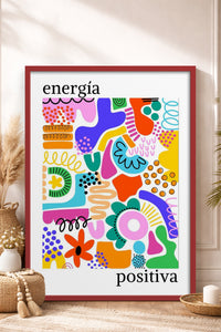 HOMEPACK Ahşap Çerçeveli Tablo Çerçeveli Poster Sanatsal Modern Duvar Dekoru TK-1049