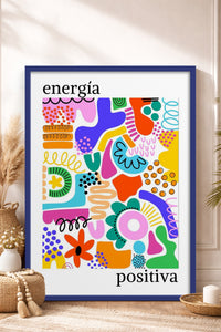 HOMEPACK Ahşap Çerçeveli Tablo Çerçeveli Poster Sanatsal Modern Duvar Dekoru TK-1049