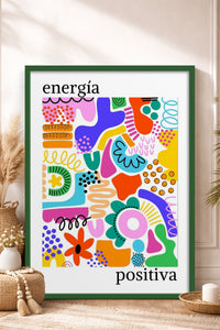 HOMEPACK Ahşap Çerçeveli Tablo Çerçeveli Poster Sanatsal Modern Duvar Dekoru TK-1049