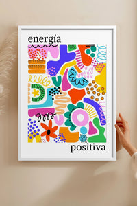 HOMEPACK Ahşap Çerçeveli Tablo Çerçeveli Poster Sanatsal Modern Duvar Dekoru TK-1049