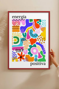 HOMEPACK Ahşap Çerçeveli Tablo Çerçeveli Poster Sanatsal Modern Duvar Dekoru TK-1049